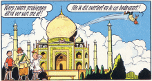 Jerom gooit Rama van de Taj Mahal