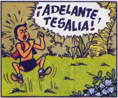 Spaans: ¡Adelante Tesalia!