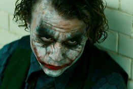 Heath Ledger als 'The Joker'