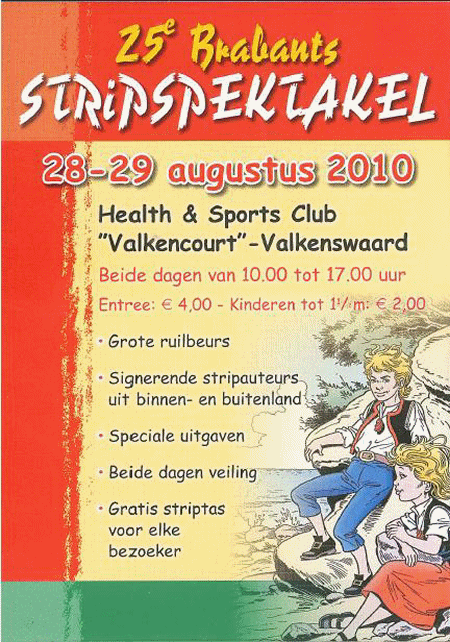 Affiche van het Brabants Stripspektakel 2010
