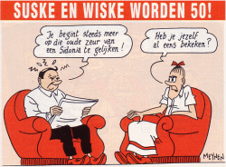 De oudere Suske en Wiske getekend door Erik Meynen