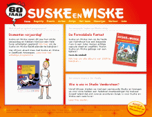 Website 60 jaar Suske en Wiske