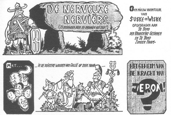 Aankondiging De nerveuze Nerviërs