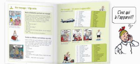 Pagina's uit 'Frans leren met Suske en Wiske'