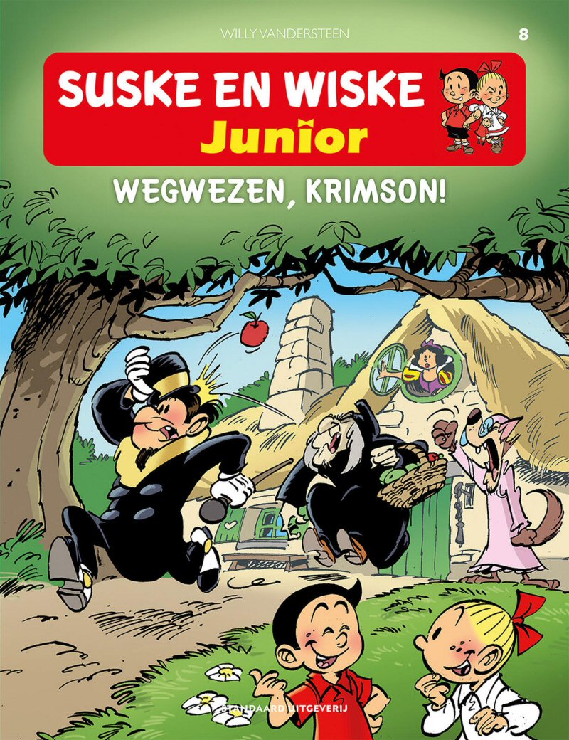 Suske en Wiske Junior 8: Wegwezen, Krimson!