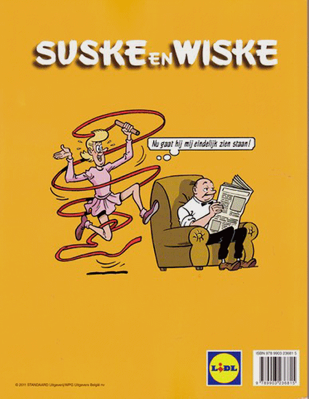 Achterkaft Suske en Wiske Stripfestival