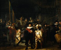 De nachtwacht van Rembrandt