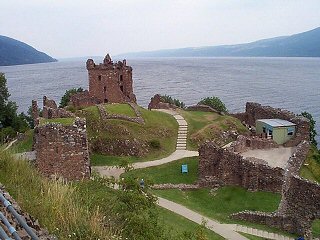 Urquhart Castle en Loch Ness