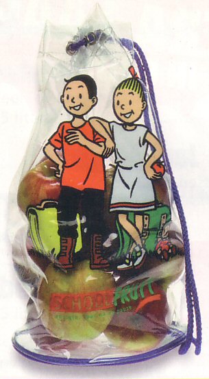 Suske en Wiske-tas met appels