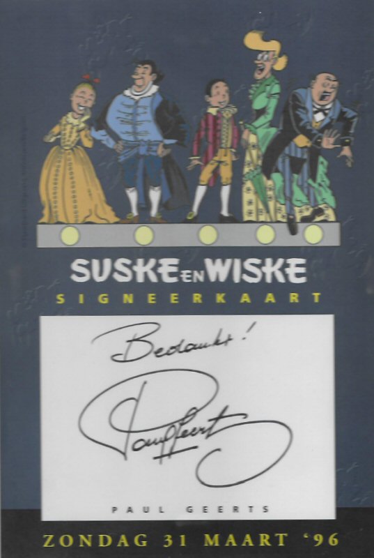 Signeerkaart 1996