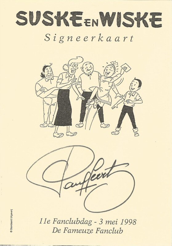 Signeerkaart 1998