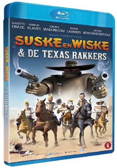 Nederlandse cover Blu-ray DVD 'De Texas Rakkers'