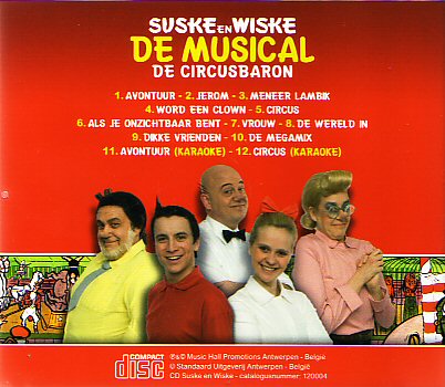 CD met liedjes uit De circusbaron