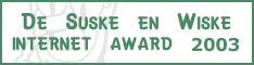 Suske en Wiske Internet Award 2003