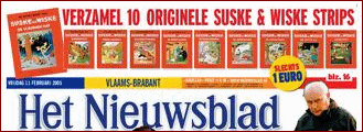 Verzamel 10 originele Suske en Wiske strips