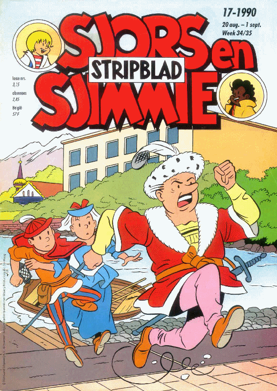 Sjors en Sjimmie stripblad 1990, no. 17